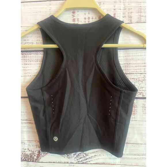 Lululemon Sculpt Cropped Tank Top Black Size 4 with Tag - Picture 4 of 7